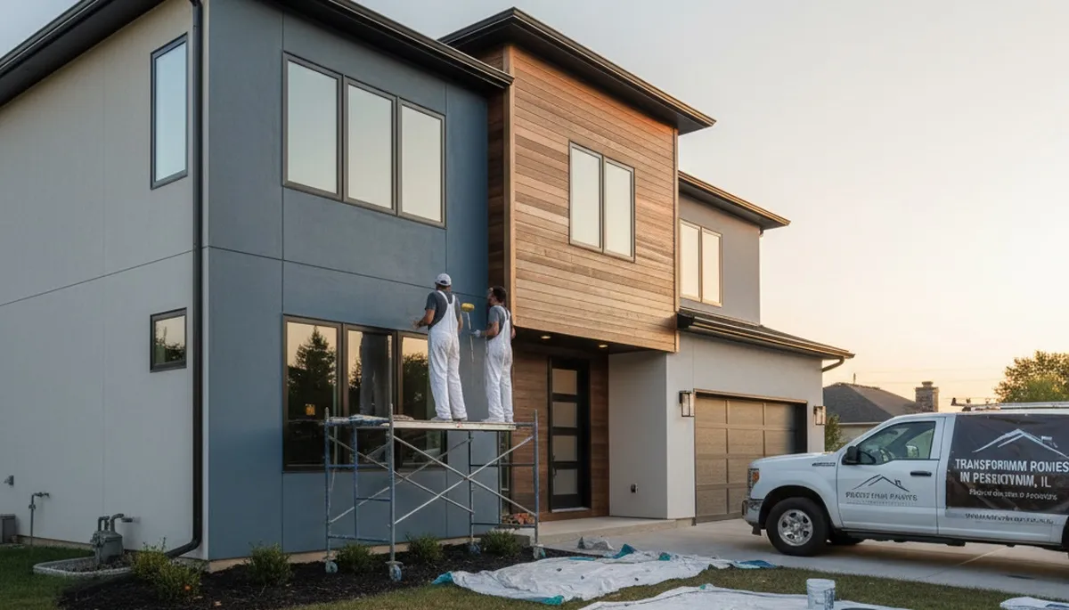 House painters in Champaign, IL providing professional interior and exterior painting services