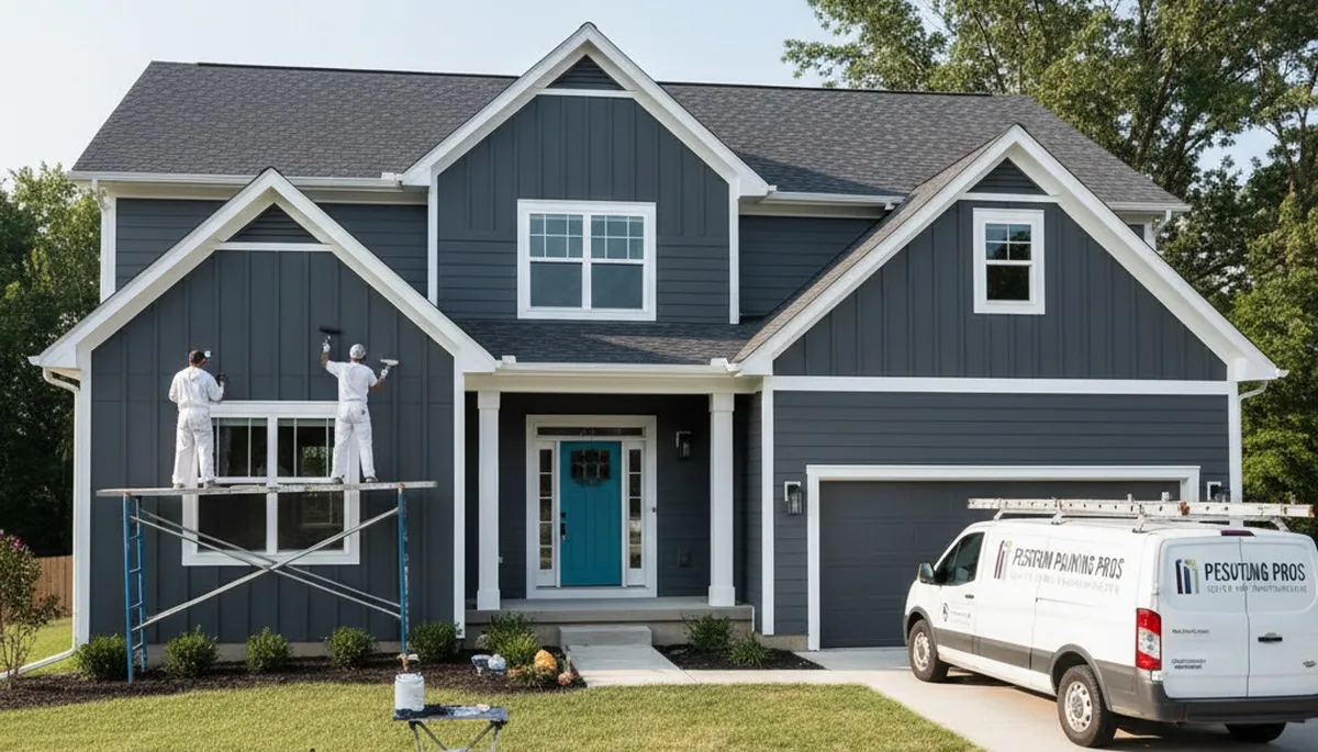 Champaign, IL house painting services by professional painters for interior and exterior homes