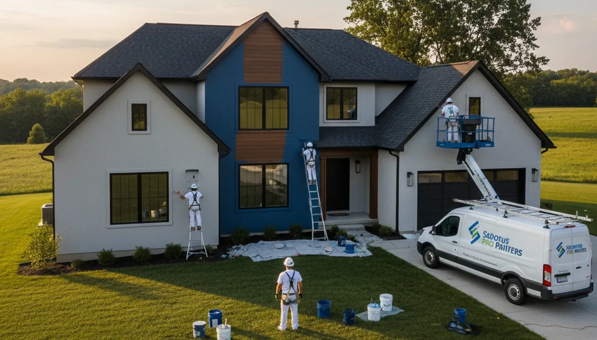 Professional house painting services in Champaign, IL for interior and exterior homes