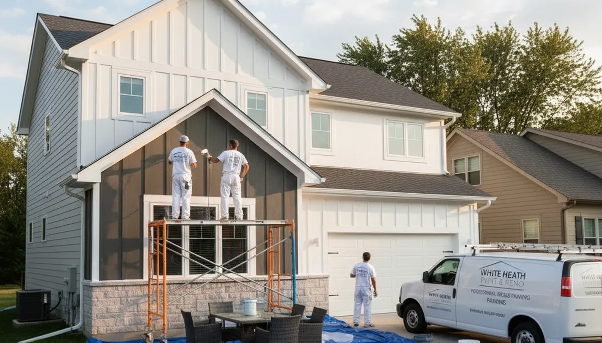 Professional house painting service in Champaign, IL, for interior and exterior home improvements